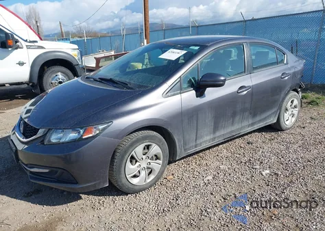 2014 Honda Civic Lx из США, поврежденный, VIN 19XFB2F56EE048832